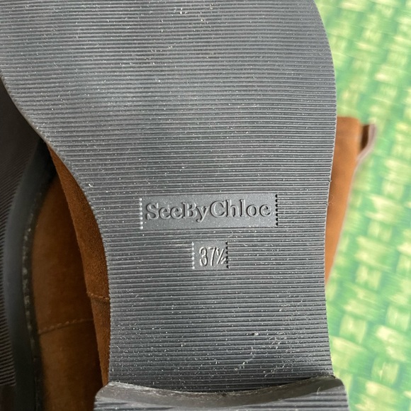 See by Chloe Janis studded knee high suede boots - Picture 5 of 5